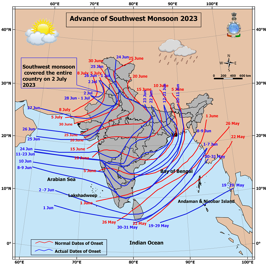 Monsoon in Mahrashtra : Know the important details of Monsoon | महाराष्ट्रातील मान्सून बद्दल महत्वपूर्ण माहिती_40.1