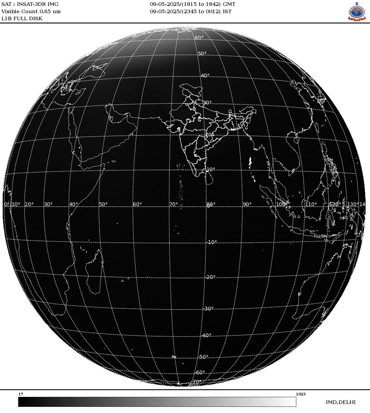 Latest Satellite Map Of India Imd - China Map Tourist Destinations